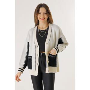 By Saygı Front Buttoned Pocket Knitwear Cardigan