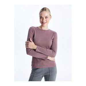 LC Waikiki Women's Crew Neck Straight Long Sleeve T-Shirt