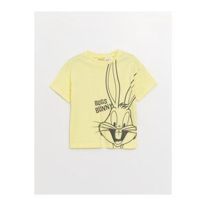 LC Waikiki Crew Neck Short Sleeve Bugs Bunny Printed Baby Boy T-Shirt