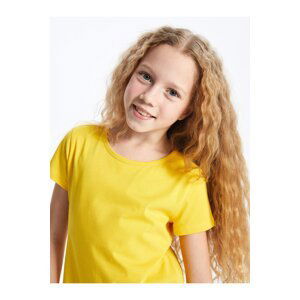 LC Waikiki Crew Neck Basic Short Sleeve Girls T-Shirt