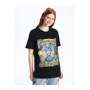 LC Waikiki Women's Crew Neck Villains Printed Short Sleeve T-Shirt