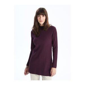 LC Waikiki Half Turtleneck Plain Long Sleeve Women's Knitwear Tunic