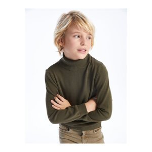 LC Waikiki Turtleneck Basic Long Sleeve Boy Knitwear Sweater