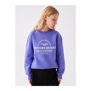 LC Waikiki Crew Neck Printed Long Sleeve Women's Sweatshirt