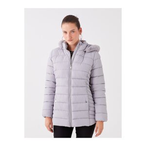 LC Waikiki Women's Hooded Flat Down Coat