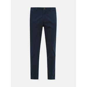 Tmavomodré chino nohavice Jack & Jones Marco