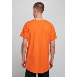 Tangerine T-shirt with a long shape