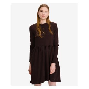 Dark Brown Women's Ribbed Short Dress SuperDry Jersey - Women