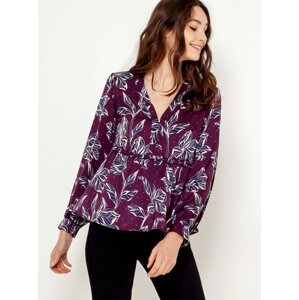 Purple floral blouse CAMAIEU - Ladies