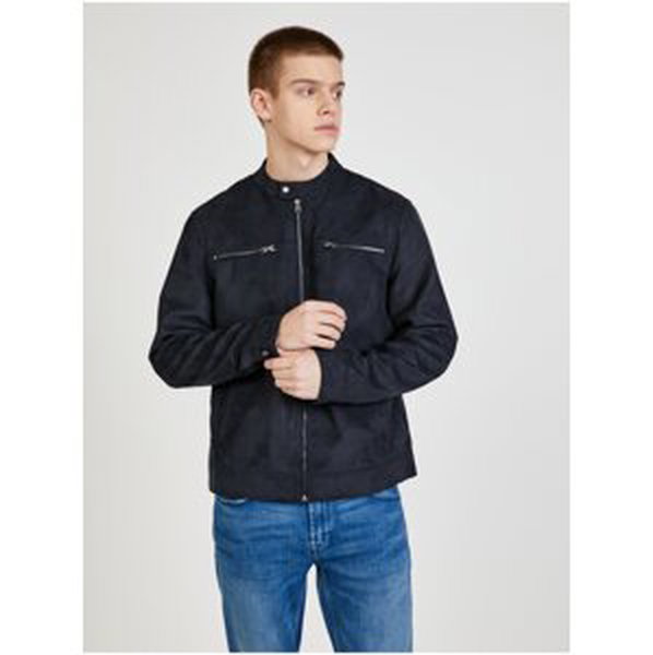 Black Suede Jacket ONLY & SONS Willow - Men