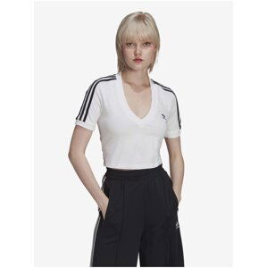 White Womens Crop Top adidas Originals - Women