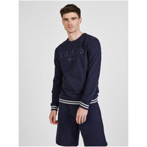 Dark blue mens sweatshirt Guess - Men