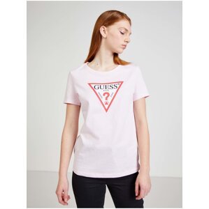 Light pink women's T-shirt Guess - Women