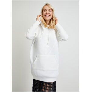 White Ladies Oversize Hoodie Guess Alisa - Women