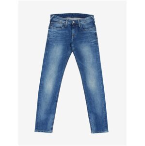 Blue Mens Slim Fit Jeans Jeans Hatch - Men