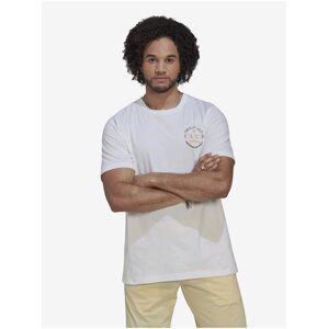 White Man T-Shirt with print adidas Originals - Men