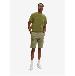 Khaki Mens Shorts with Pockets Tom Tailor - Men