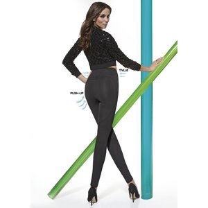 Bas Bleu GINGER women's leggings with Push-Up & Taille effect and stitching