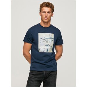 Dark blue Men's T-Shirt Pepe Jeans Teller - Men
