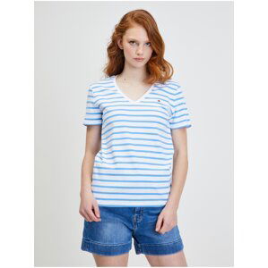 Blue and White Ladies Striped T-Shirt Tommy Hilfiger - Women