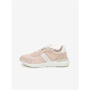 Light pink women's sneakers with leather details Calvin Klein - Women