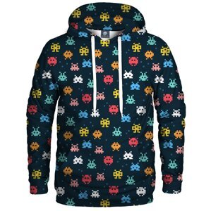 Aloha From Deer Unisex's Space Invaders Hoodie H-K AFD365