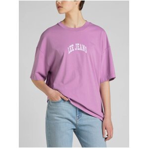 Pink Women Oversize T-Shirt Lee - Women