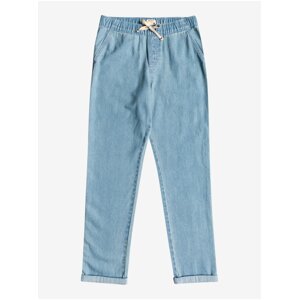 Light Blue Girl Jeans Roxy Yeah Bali Baby - Girls