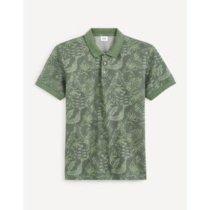 Celio Patterned Polo T-Shirt Cebird - Men