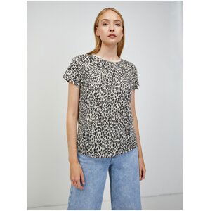 Beige T-shirt with animal pattern ORSAY - Women