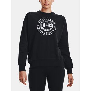 Under Armour Sweatshirt Rival Fleece Crest Grp Crew-BLK - Women