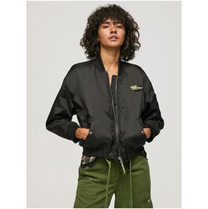 Pepe Jeans Anette Black Women's Bomber Jacket - Women