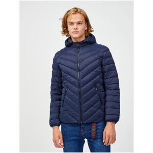 Dark blue Men's Quilted Jacket Guess - Men