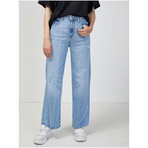 Light Blue Women's Wide Jeans Guess - Women