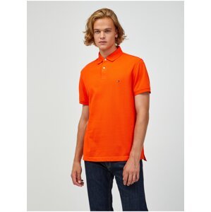 Orange Mens Polo T-Shirt Tommy Hilfiger - Men