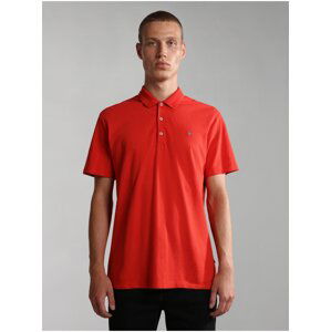 Red Men's Polo T-Shirt NAPAPIJRI - Men's