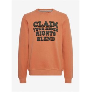 Orange Sweatshirt Blend - Men