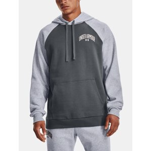 Under Armour Sweatshirt UA Rival WM Colorblock HD-GRY - Mens