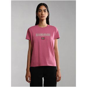 Dark pink women's T-shirt NAPAPIJRI - Women