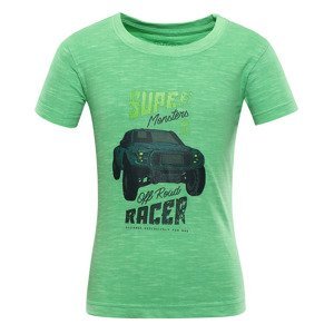 Kids cotton T-shirt nax NAX JULEO classic green variant pe