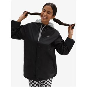 Women's Grey-Black Hooded Jacket VANS Riley - Women