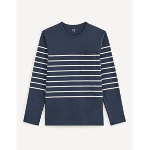 Celio Striped T-shirt Veboxmlr - Men