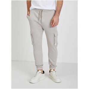 Light gray men's sweatpants with pockets Tom Tailor Denim - Men