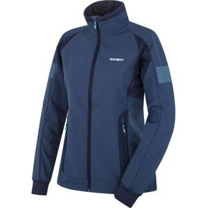 Women's softshell jacket HUSKY Scooby L dk. Blue