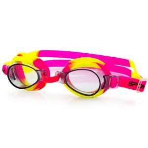 Spokey JELLYFISH Children's swimming okuliare, pink-yellow