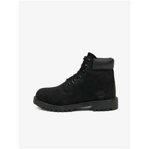 Black Boys Ankle Leather Boots Timberland 6 In Premium WP Boot - Boys