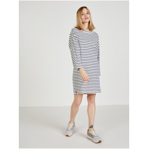 Cream Striped Dress JDY Maggie - Women