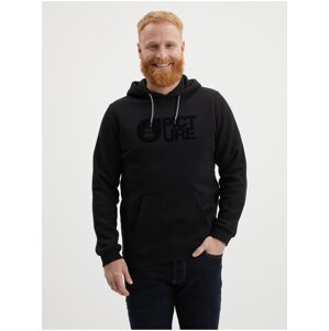 Black Mens Hoodie Picture Flock - Men