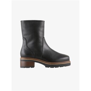 Black Leather Ankle Boots Högl Force - Women
