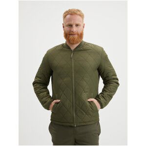 Khaki Men's Quilted Bomber Jack & Jones Keen - Men